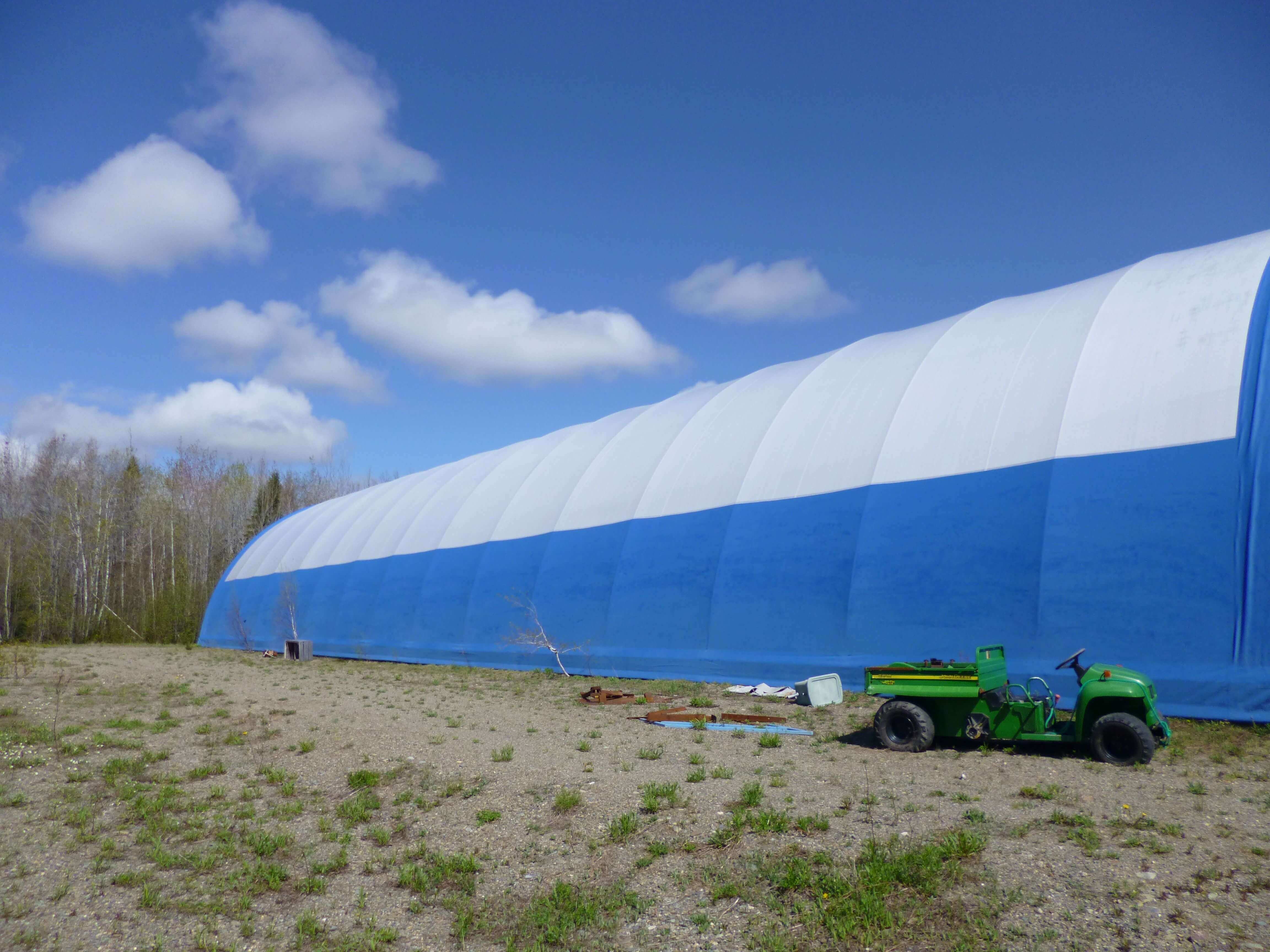 Palom Aquaculture, Land-Based Salmon Farming, Proposed Tensioned Membrane Structure.